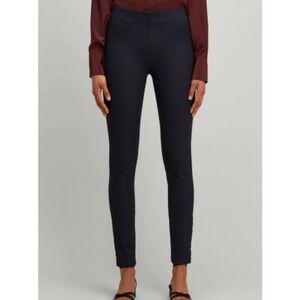 Joseph Gabardine Stretch Leggings Prince of Wales Check Size 40 US Large